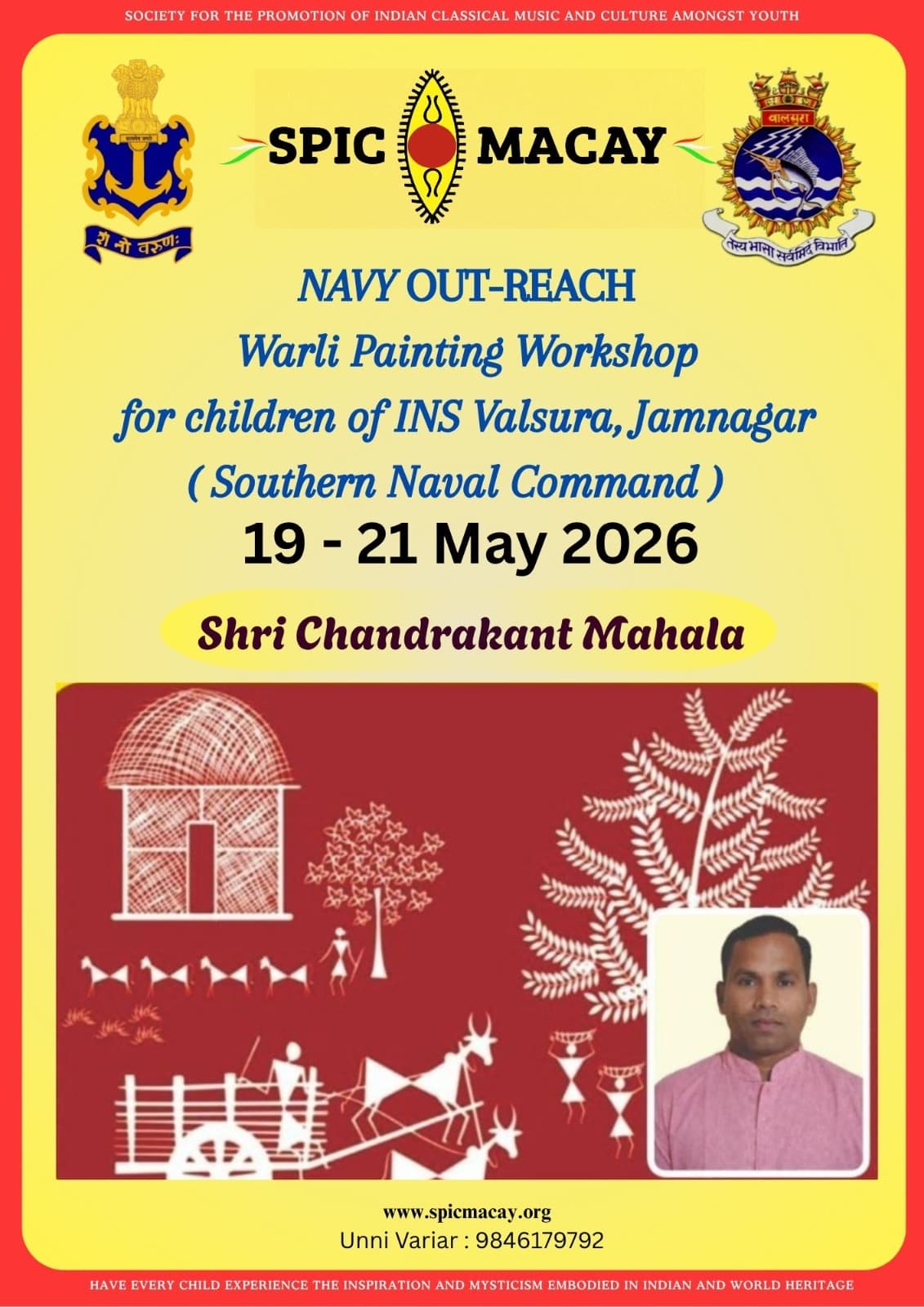 Warli Painting Workshop at INS, Valsura