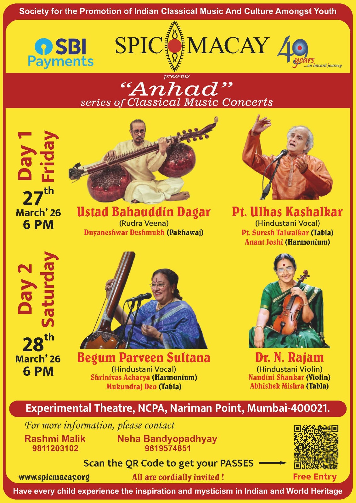 Anhad at NCPA Mumbai